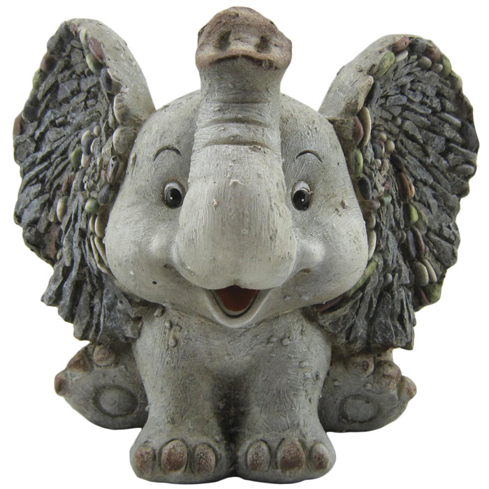 August Grove® Akins Elephant Magnesium Oxide Statue Planter & Reviews